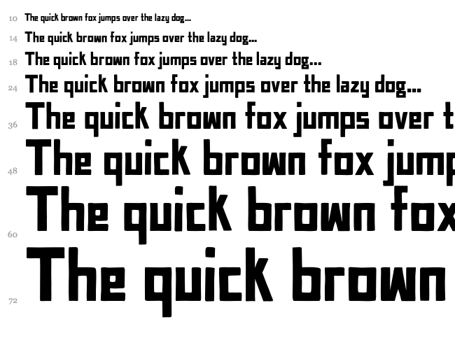 TTD Compadre font waterfall